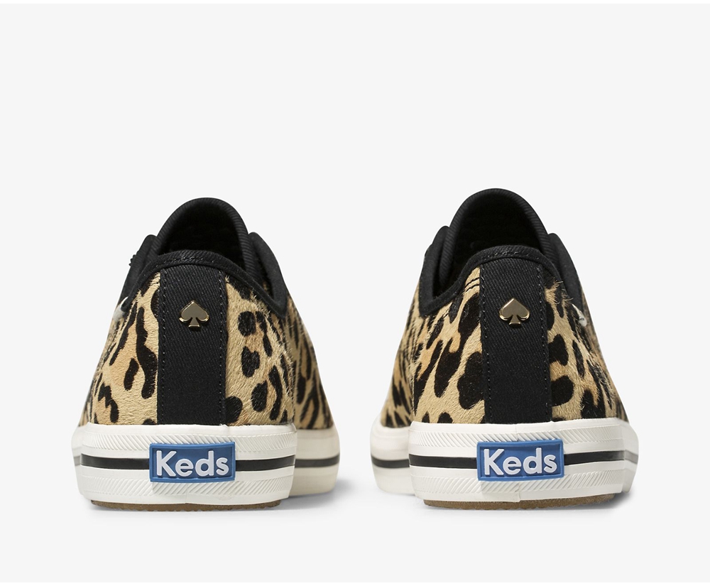 Zapatillas Keds Mujer Leopardo - Kate Spade New York Kickstart Calf Hair - 951-DRVYSZ